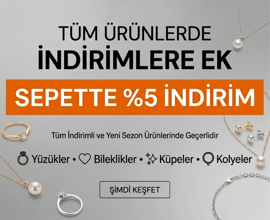 Tüm İndirimlere Ek Sepette %5 İndirim
