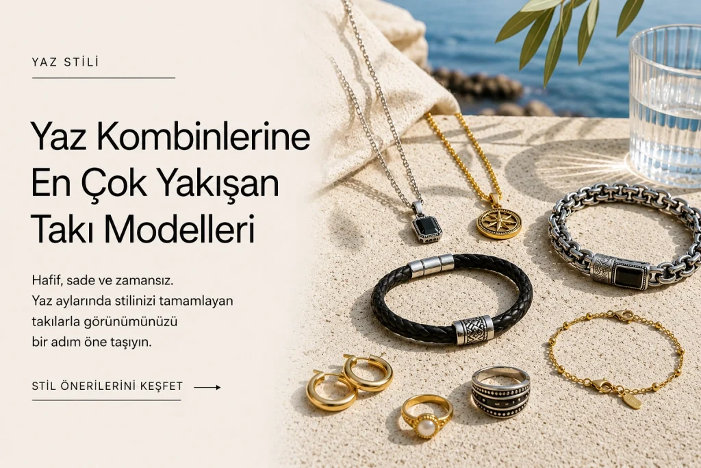 Yaz Kombinlerine En Çok Yakışan Kadın & Erkek Takı Modelleri